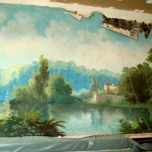 Mural repair (Before)