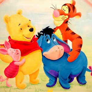  Winnie the Pooh mural