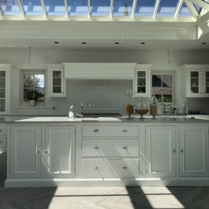 Stunning Neptune kitchen painted in Snow eggshell