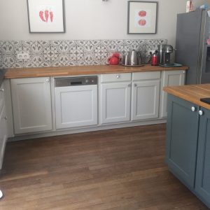 Modern Grey eggshell French kitchen