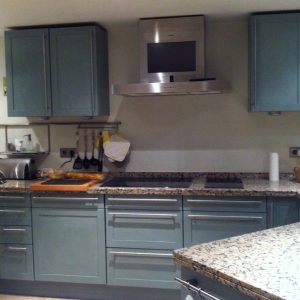 Seaside Spanish chalk painted kitchen